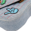 Louis Vuitton Limited Edition Denim Patches New Wave Chain MM Secondhand