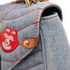 Louis Vuitton Limited Edition Denim Patches New Wave Chain MM Secondhand