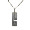 Gucci Sterling Silver G Plate Pendant Necklace Secondhand