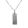 Gucci Sterling Silver G Plate Pendant Necklace Secondhand