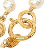 Chanel CC Gold Plated Faux Pearls Necklace Secondhand