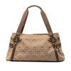 Ferragamo Gancini Canvas Shoulder Bag Secondhand