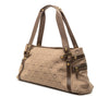 Ferragamo Gancini Canvas Shoulder Bag Secondhand