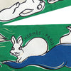 Secondhand Hermès Mille et Un Lapins Silk Twilly Scarf