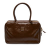 Miu Miu Large Naplak Patent Logo Beau Handbag Secondhand