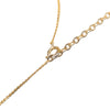 Dior Gold Plated CD Logo Pendant Necklace Secondhand