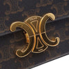 Celine Triomphe Coated Canvas Claude Shoulder Bag Secondhand