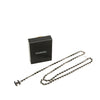 Chanel Silver CC Leather Woven Chain Belt Secondhand