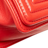 Secondhand Chanel Old Medium Lambskin Embossed Cube Boy Flap