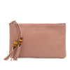 Gucci Calfskin Bamboo Clutch Secondhand