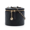 Chanel Quilted Lambskin Chain and Charm Vanity Case Secondhand