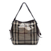 Burberry Small Smoke Check Coated Canvas Canterbury Tote Secondhand