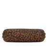 Secondhand Bottega Veneta Nylon Leopard Print Box Clutch