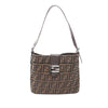 Fendi Canvas Zucca Shoulder Bag Secondhand