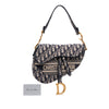 Dior Oblique Embroidered Canvas Saddle Bag Secondhand
