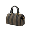 Fendi Mini Pequin Coated Canvas Convertible Boston Bag Secondhand