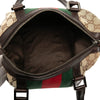 Gucci GG Canvas Web Boston Bag Secondhand