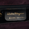 Ferragamo Suede Vara Bow Top Handle Bag Secondhand