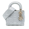 Dior Mini Metallic Calfskin Cannage Supple Lady Dior Secondhand