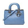 Dior Mini Metallic Pebbled Calfskin Diorissimo Satchel Secondhand