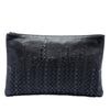 Bottega Veneta Intrecciato Trimmed Leather Clutch Secondhand