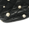 Secondhand Chanel Mini Quilted Lambskin About Pearls Drawstring Bucket Bag