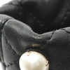Secondhand Chanel Mini Quilted Lambskin About Pearls Drawstring Bucket Bag