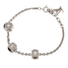 Louis Vuitton Brass Gamble Crystal Bracelet Secondhand