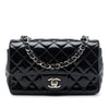 Chanel Mini Rectangular Classic Patent Single Flap Secondhand