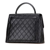 Chanel CC Quilted Caviar Kelly Top Handle Bag Secondhand