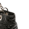 Dior Medium Patent Cannage Vertical Soft Shopping Tote Secondhand