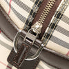 Secondhand Burberry House Check Canvas Travel Bag