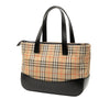 Burberry Haymarket Check Canvas Handbag Secondhand