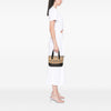 Burberry Haymarket Check Canvas Handbag Secondhand