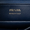 Prada Large Canapa and Saffiano Double Satchel Secondhand