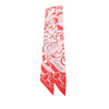 Hermès Folklore Silk Twilly Scarf Secondhand