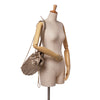Chanel Medium Metallic Calfskin Coco Pleats Drawstring Backpack Secondhand