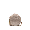 Chanel Medium Metallic Calfskin Coco Pleats Drawstring Backpack Secondhand
