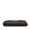 Fendi Large Zucca Canvas Glitter Mia Flap Shoulder Bag Secondhand