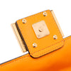Secondhand Fendi Mini Zucca Embossed Leather Baguette Satchel
