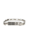 Louis Vuitton Brass and Enamel Damier Colors Chain Bracelet Secondhand