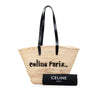 Celine Raffia Classic Panier Tote Secondhand