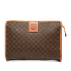 Celine Macadam Coated Canvas Clutch Secondhand
