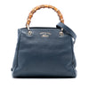 Gucci Small Calfskin Bamboo Shopper Satchel Secondhand