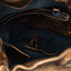 Burberry Metallic Grained Calfskin Drawstring Sling Bag Secondhand