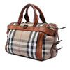 Burberry House Check Canvas Banford Bowling Bag Secondhand