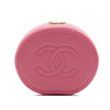 Chanel Mini CC Quilted Lambskin Pearl Top Handle Vanity Case with Chain Secondhand