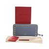 Valentino Leather Rockstud Zip Around Long Wallet Secondhand