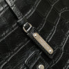 Saint Laurent Croc Embossed Calfskin Sac De Jour Backpack Secondhand
