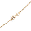 Chanel CC Gold Plated Enamel Round Pendant Necklace Secondhand